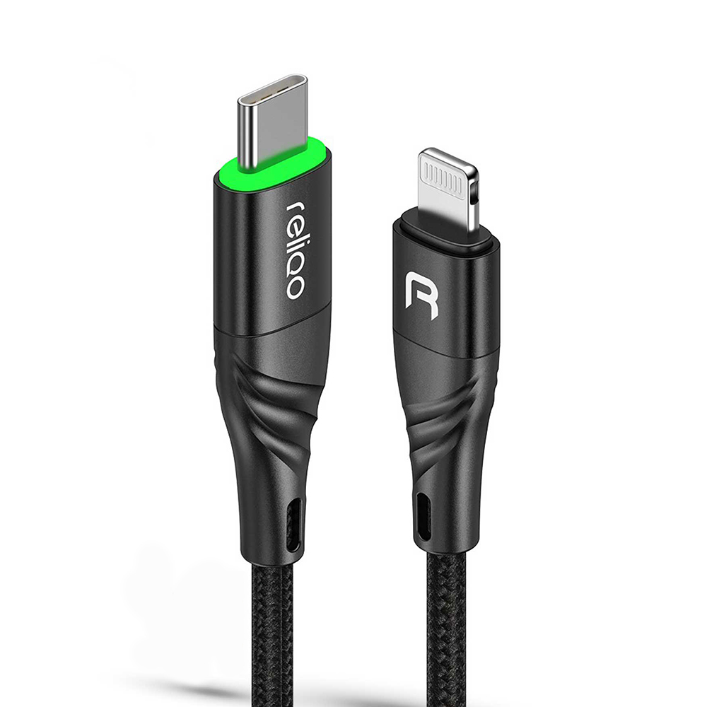 Кабель Mcdodo Reliqo [RCA-650] MFI Auto Power Off Series USB-C to Lightning 1.2m (Black)