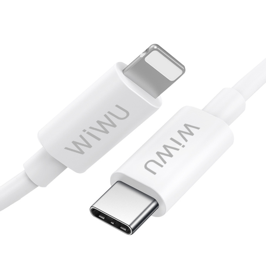 Кабель WIWU [G90] Series USB-C to Lightning 1.2m (White)