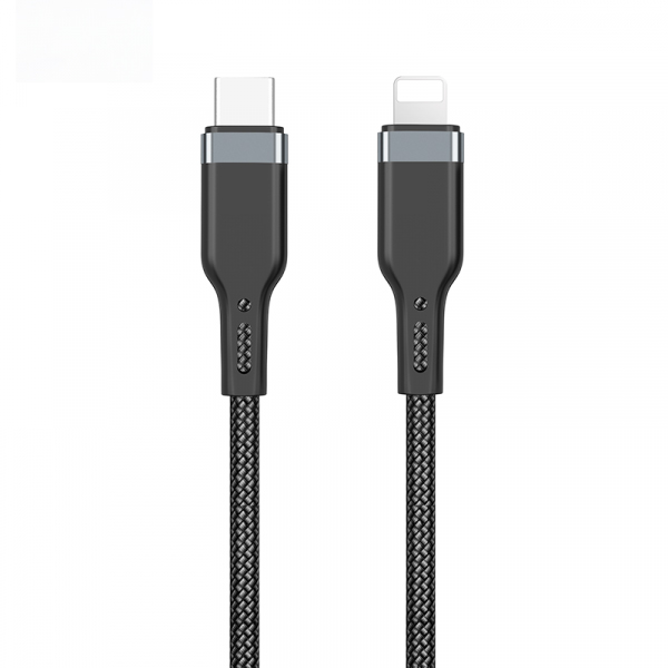 Кабель WIWU [PT04] Platinum Series USB-C to Lightning 0.3m (Black)