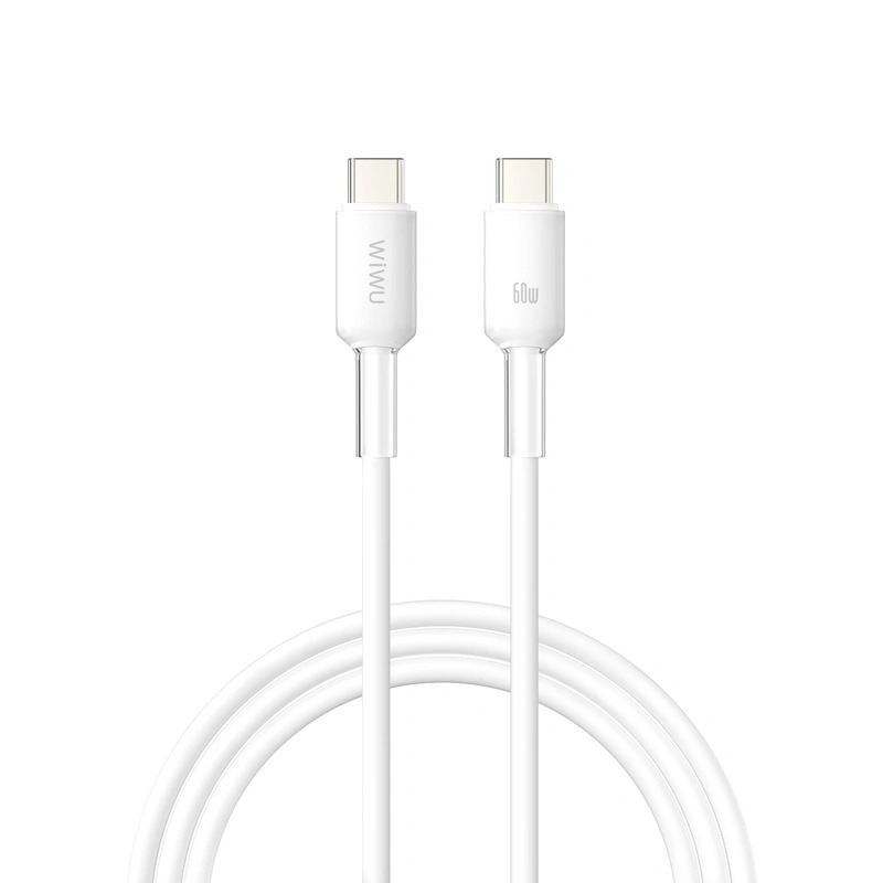Кабель WIWU [Wi-C063] Neolink Series USB-C to USB-C 60W 2m (White)