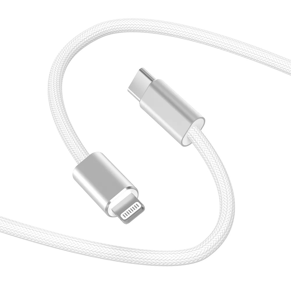 Кабель WIWU [Wi-C100] Data Cable Essen Series USB-C to Lightning 27W 1.5m (White)