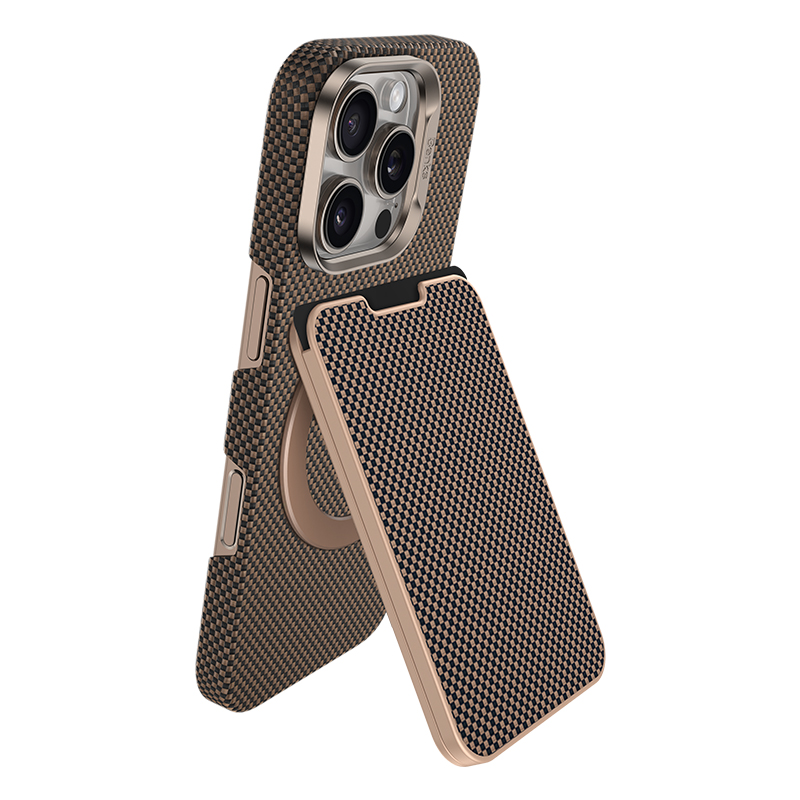 Магнітний гаманець-підставка для iPhone Benks ArmorGo Magnetic Wallet Stand (Gold)