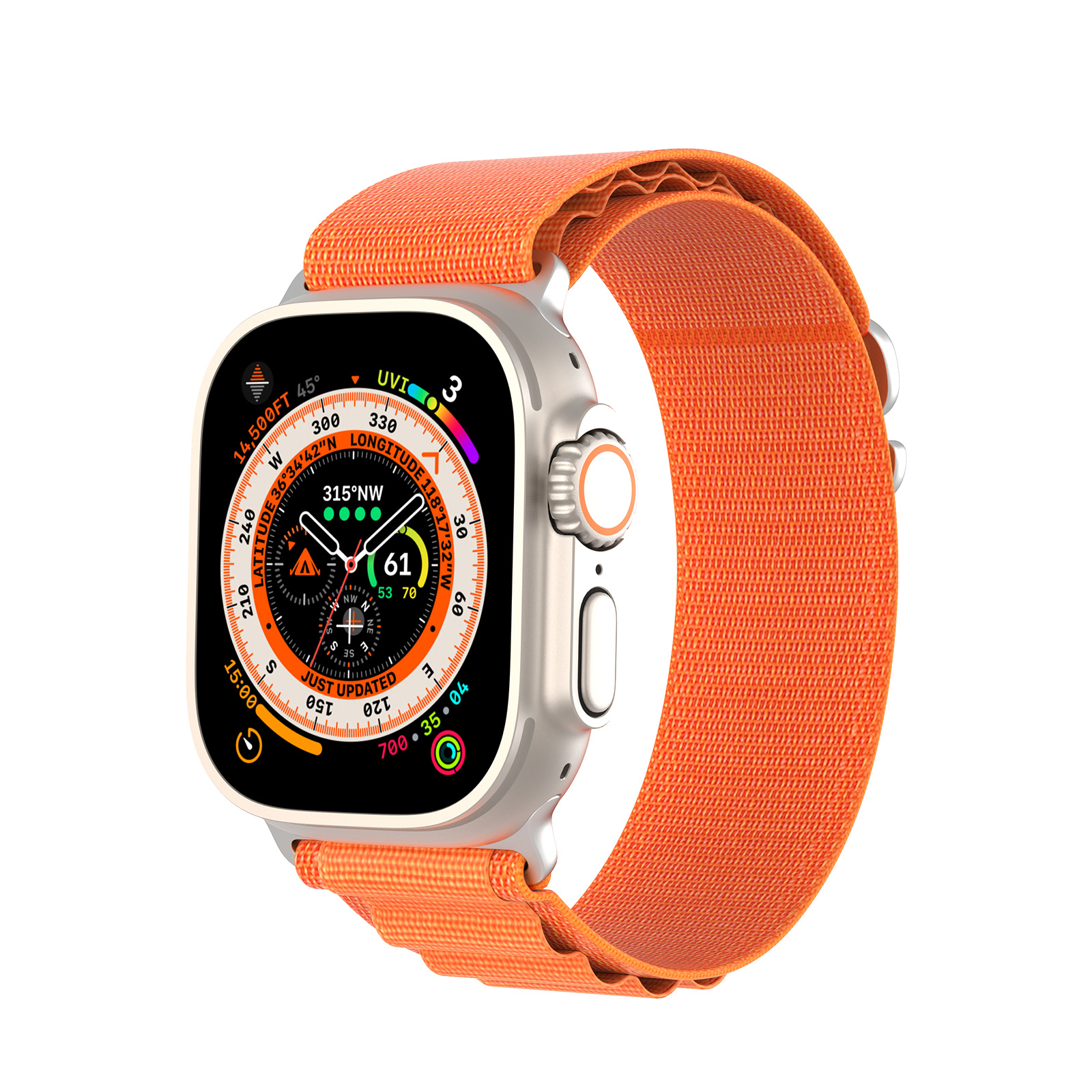 Ремінець DUX DUCIS для Apple Watch 38/40/41/42mm [Gen10/11] GS Series (Orange)