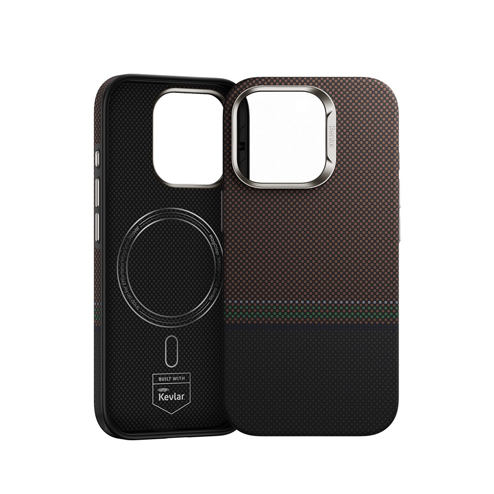Чохол Benks для iPhone 16 Pro Magnetic ArmorPro Kevlar Prestige Series (Brown)
