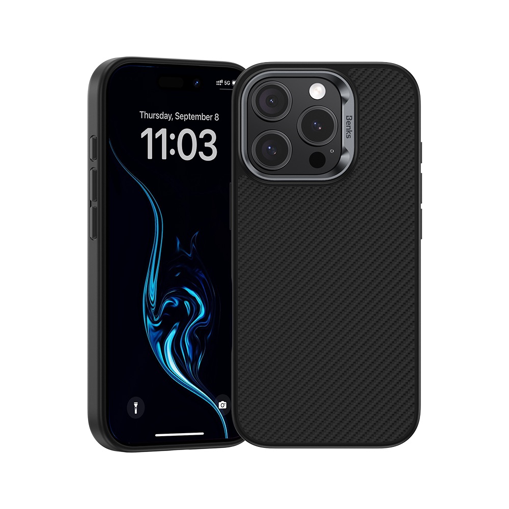 Чохол Benks для iPhone 16 Pro Magnetic ArmorPro Kevlar Series (Black)
