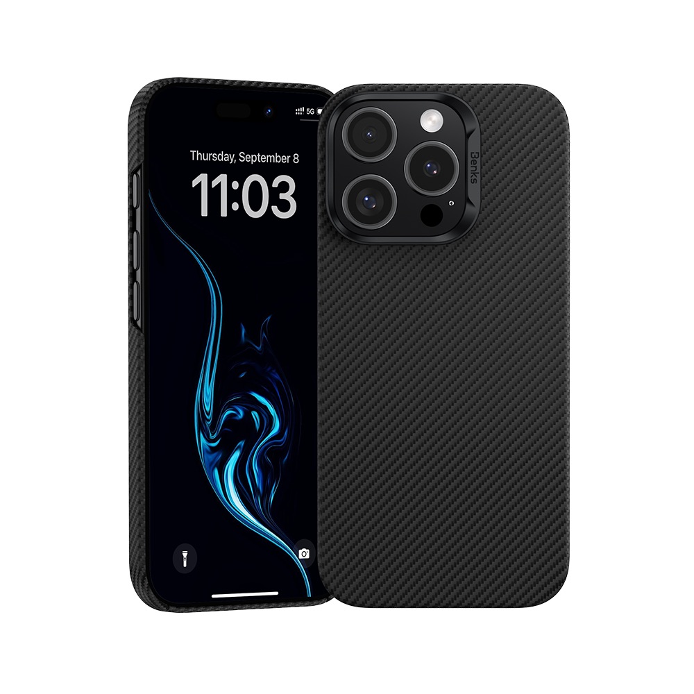 Чохол Benks для iPhone 16 Pro Max Magnetic ArmorAir Kevlar Series (Black)