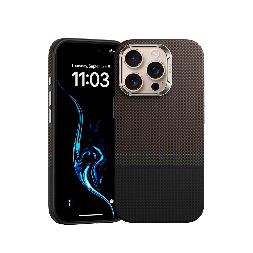 Чохол Benks для iPhone 16 Pro Max Magnetic ArmorPro Kevlar Prestige Series (Brown)