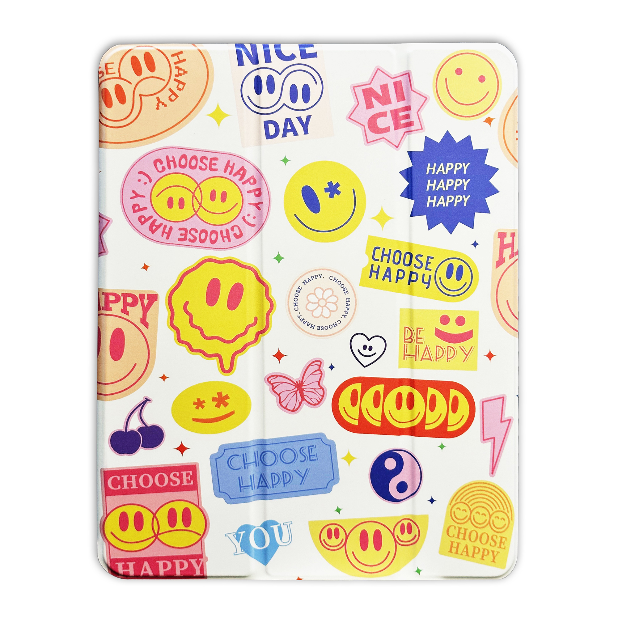 Чохол Comma для iPad Pro 11" M5 | M4 [2024-2025] Lingos Case with Pen Holder Series (Happy Sticker)