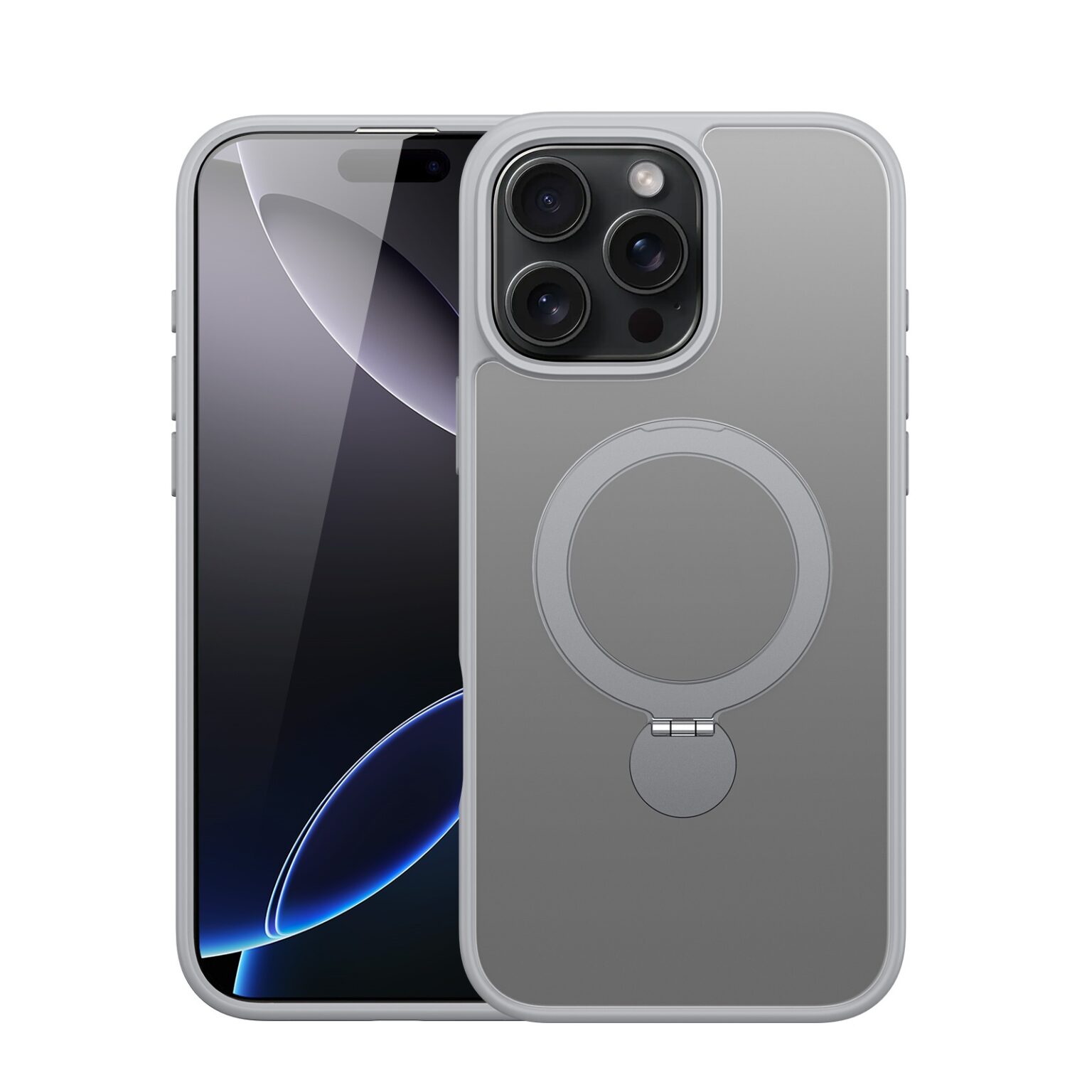 Чохол DUX DUCIS для iPhone 16 Pro Magnetic with Folding Stand Yind Series (Grey)