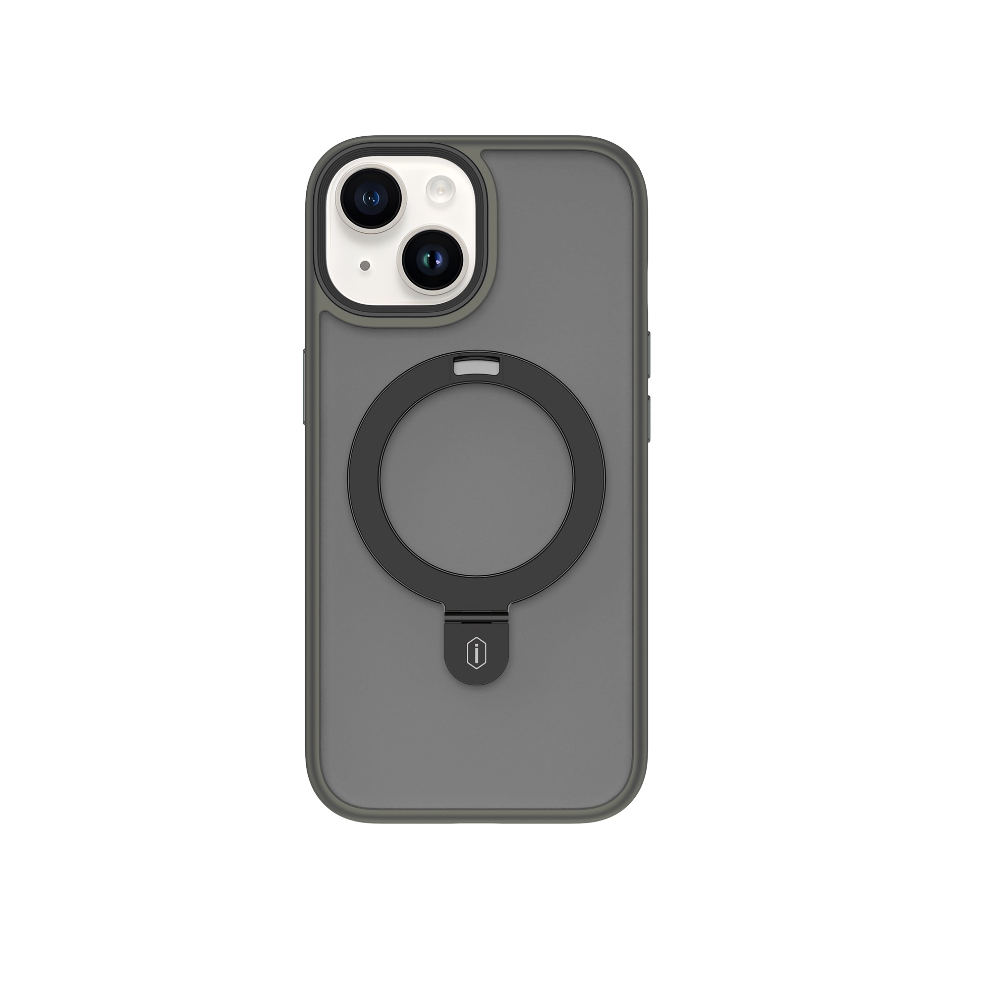 Чохол WIWU для iPhone 15 Plus ZMM-010 Magnetic Stand Series (Grey)