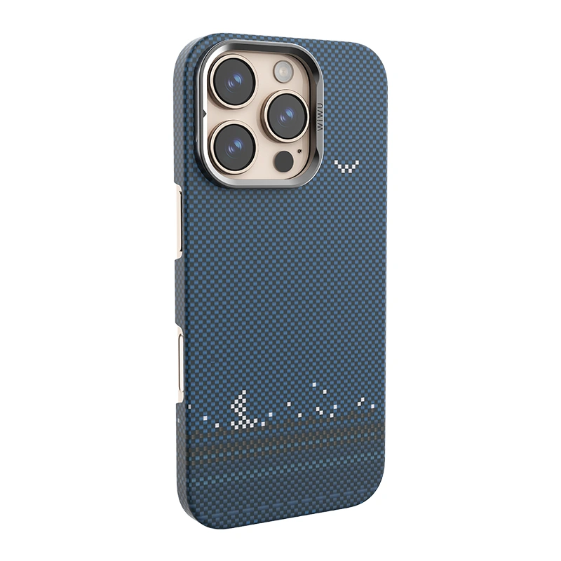 Чохол WIWU для iPhone 16 Pro DCC-209 Magnetic Aramid Saling Series (Blue-Gray)